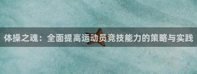 u球体育：体操之魂：全面提高运动员竞技能力的策略与实践